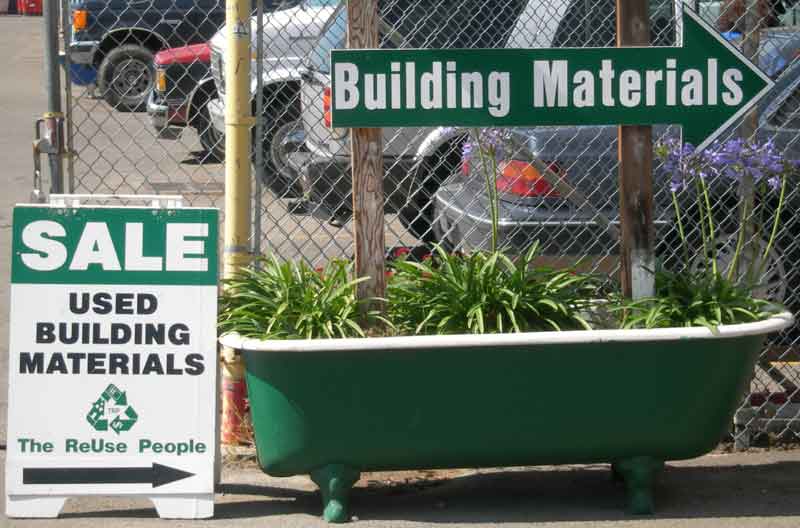 salvaged toilet tank lids